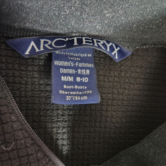 Vintage Arcteryx Black Polartec Half Zip Size Medium - Picture 11 of 14